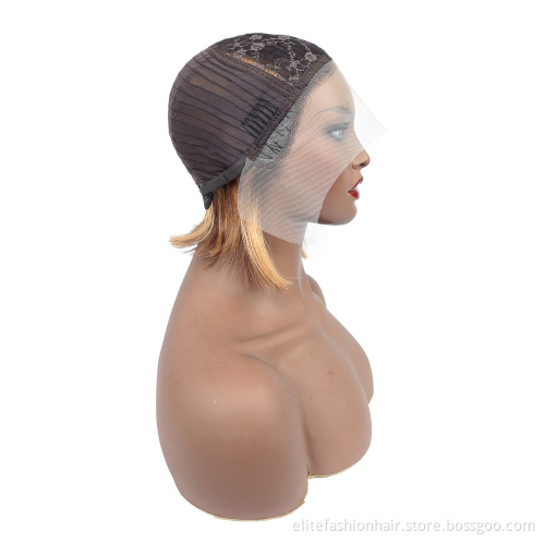 Hot sells Healthy bouncy texture T part HD lace wigs for black women sillky front lace wig rumy human hair lace front Bob wigs
